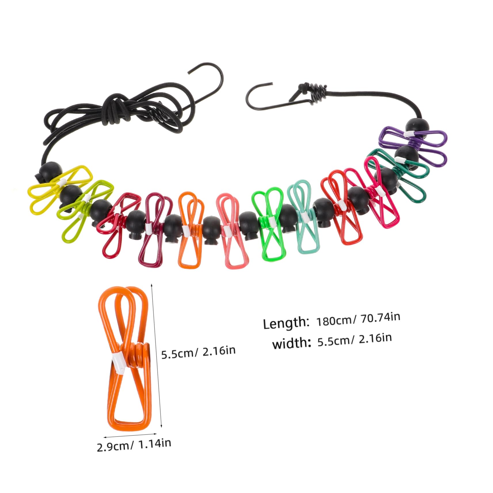 VALICLUD Clothesline Outdoor Portable Camping Hanging Rope Portable Clothes Line Space Saving Clothes Line Drying Clothes Rope Travel Laundry Drying Rope Camping Washing Line Emulsion