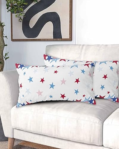 Miniatura 2 de Fundas de almohada para el Día Patriótico de los Caídos, fundas de almohada suaves decorativas para sofá de cuerpo largo, con cierre de sobre,