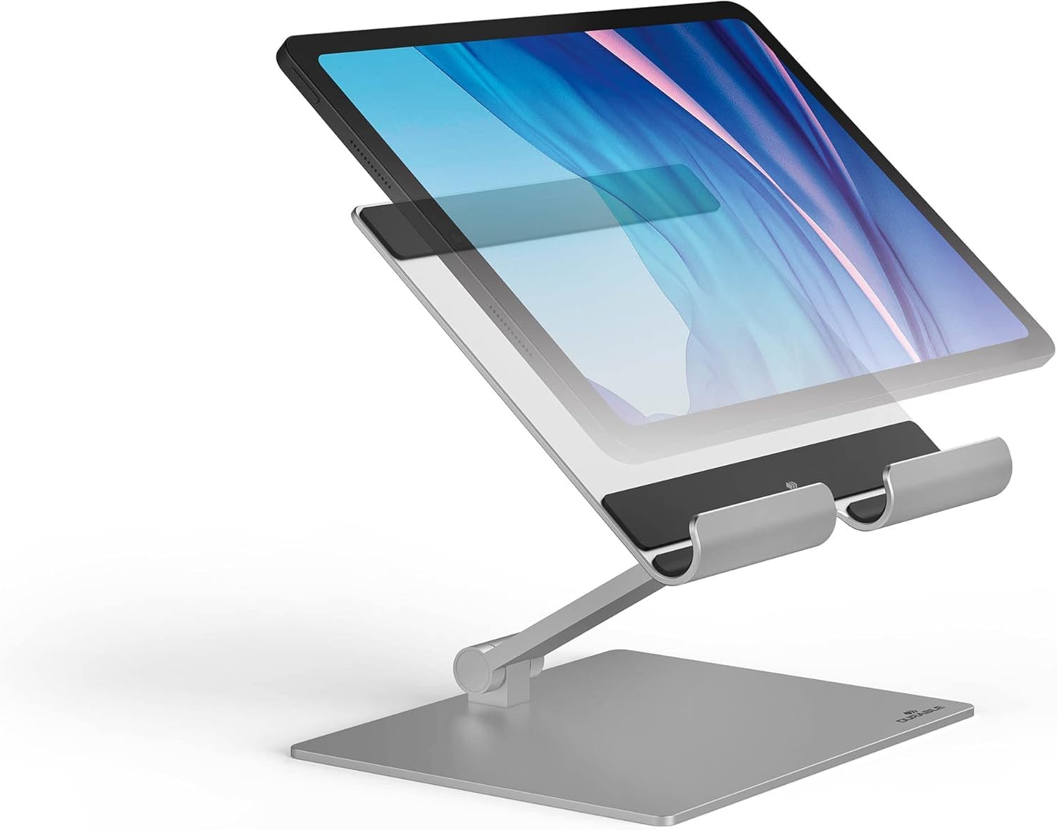 Durable Aluminium Tablet Stand for Tablets and Smartphones | Height and Angle Adjustable for iPad, Samsung, & More | Foldable Kitchen and Desk Holder