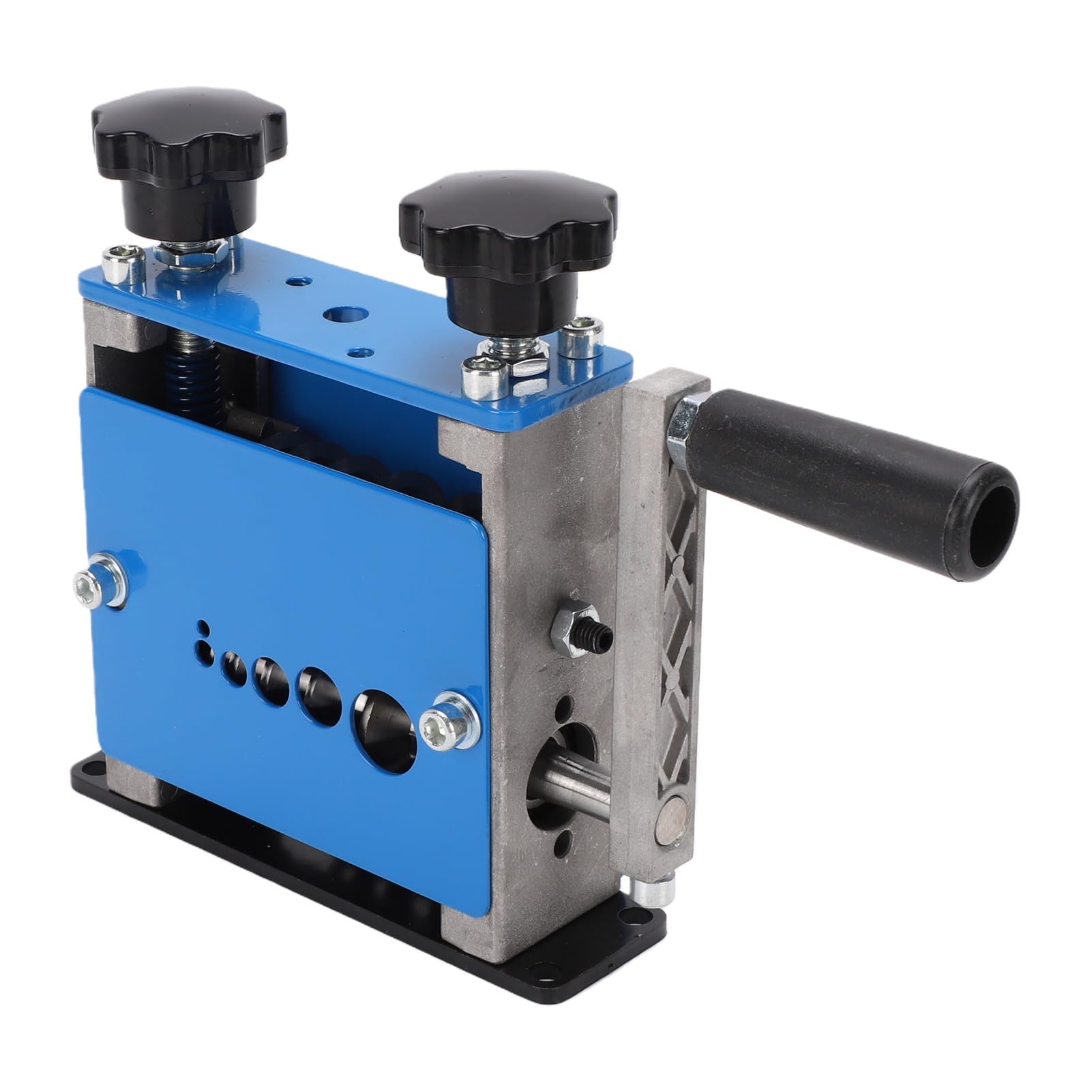 ViaGasaFamido Machine à Dénuder les Fils de Cuivre, Compacte, Double Mode, Manivelle et Perceuse, pour Ateliers et Projets Domestiques, 1 unité