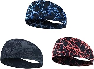 COHEALI 3pcs Sports Sweatband Hair Band for Men Sports Headband Sweatband Headband Balaclava Neck Gaiter Wide Sports Headband Running Headbands for Men Sweat Absorbing Headband Sweat Band