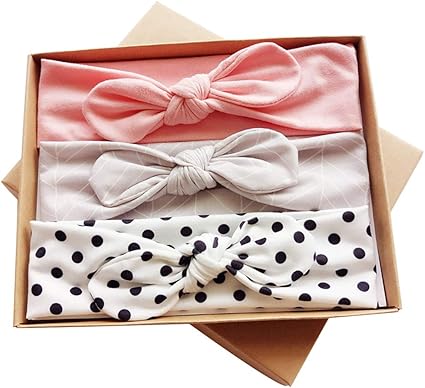 Cdet Bande De Cheveux Ensemble Coffret Cadeau En Tissu Bandeaux Headband Accessoires Decoration Pour Bebe Fille Enfant Vetements De Tous Les Jours Cadeau Points Noirs Rosatres Amazon Fr Beaute Et Parfum