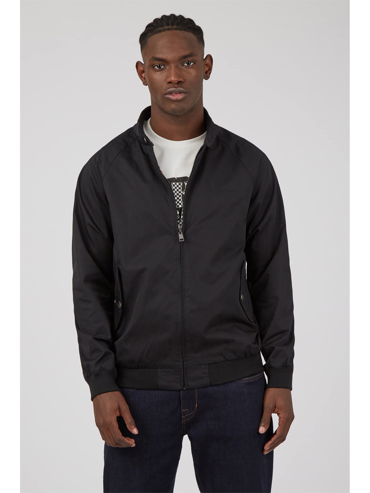 Ben Sherman Signature Harrington Giacca Uomo (Pacco da 1)