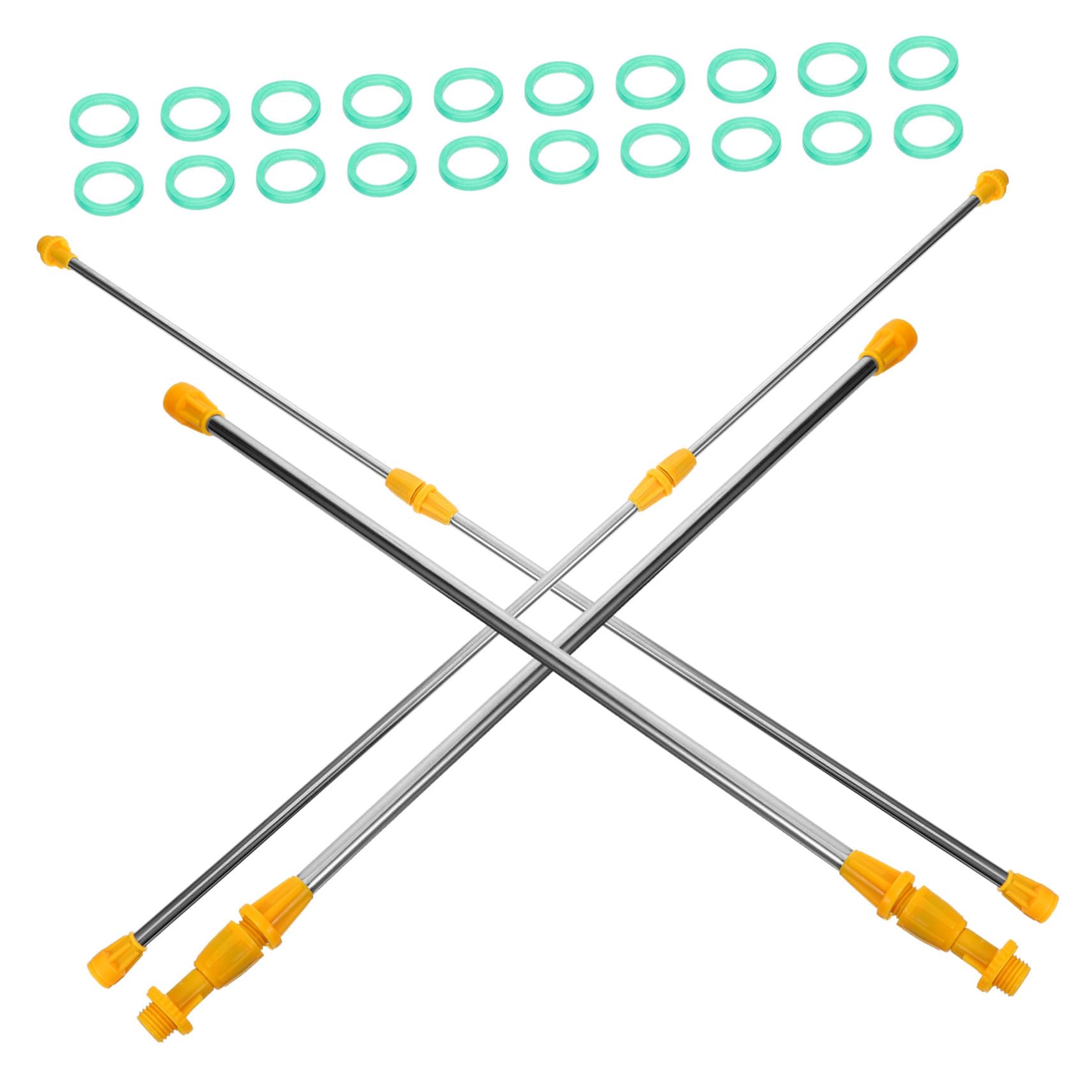BESPORTBLE 5ensembles Tige De Pulvérisation Acier Inoxydable Rallonge Pour Pulvérisateur Agricole Accessoire De Jardinage Long Et Durable Compatible Plupart Des Pulvérisateurs Électriques