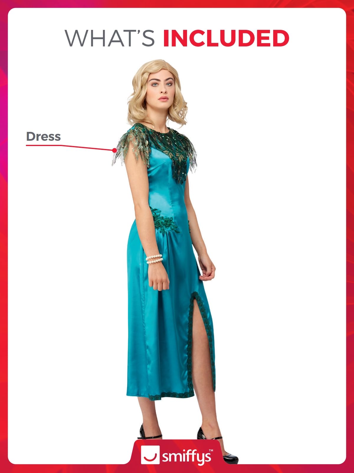 Smiffys 51532XS Officially Licensed Peaky Blinders Grace Shelby Costume,  Women, Blue & Green, XS-UK Size 04-06 : Amazon.ae: Toys