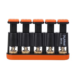 Renfort de doigt, force de doigt variable Pratique Flexible 5 Tension Exerciser Grip Trainer pour Piano Guitare(Orange) - Les Beatles, Paul McCartney, John Lennon, RIngo Starr, George Harrison