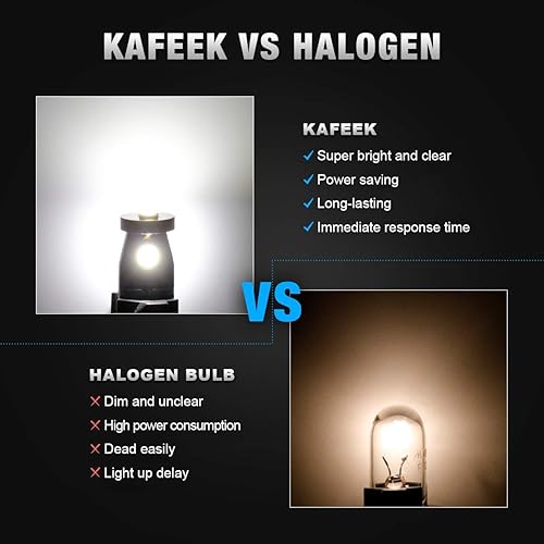 Miniatura 4 de KAFEEK 20 bombillas LED T10 Wedge 194 168 2825 W5W, chipset 3-3030 superbrillantes, sin errores de autobús, luces interiores, placa de domo, mapa,