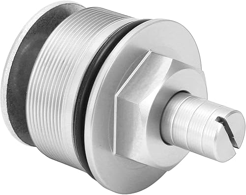 Miniatura 9 de OUKENS 2 tornillos de horquilla ajustables de 1.614 pulgadas, tapa de horquilla de precarga, cubierta de horquilla de precarga, cubierta de tornillo