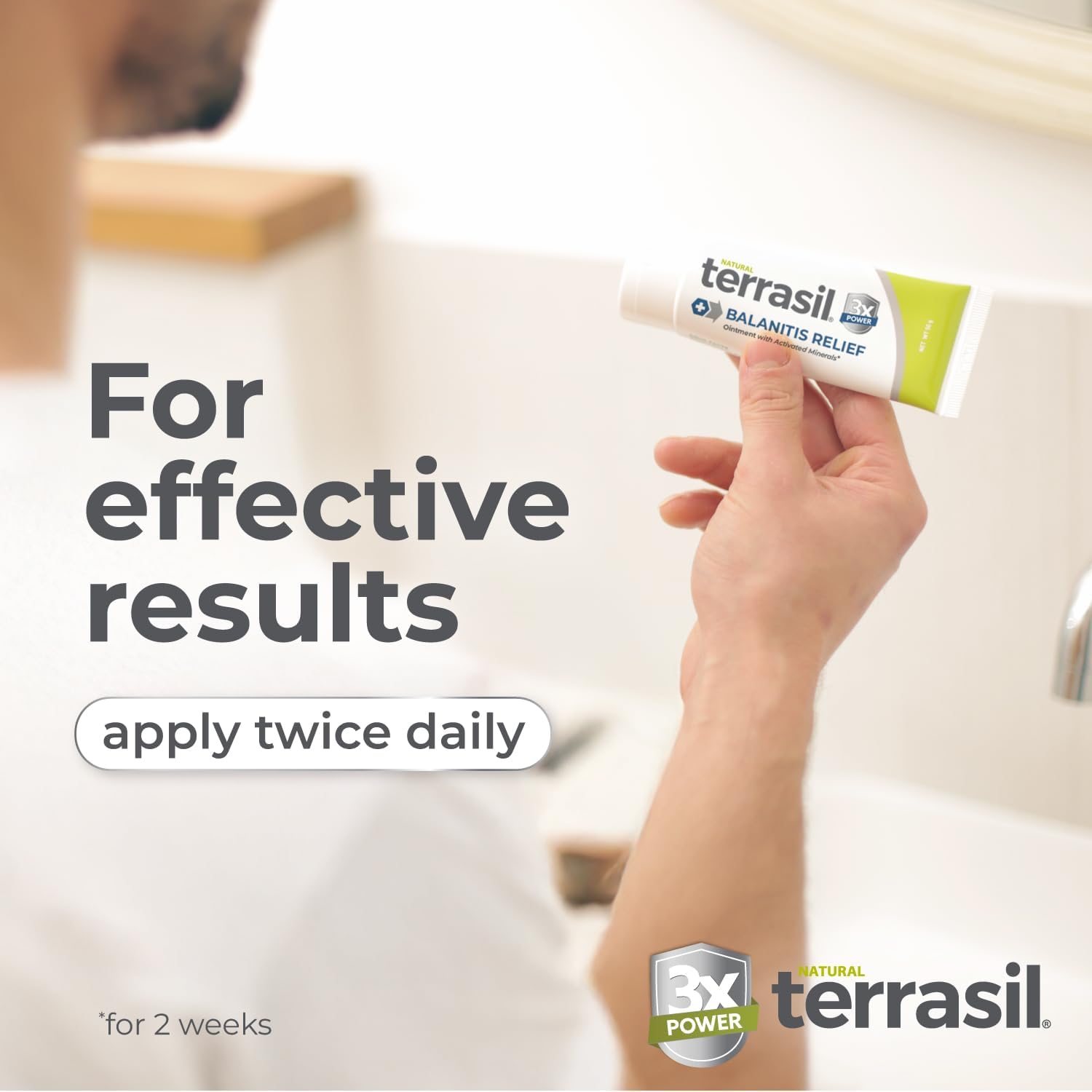 terrasil Balanitis Relief + Cleansing Soap 2-Product Kit - Balanitis Treatment for Men, Natural Foreskin Ointment for Symptoms of Itch & Irritation. Dermatologist Tested (14g Tube + Soap Bar) - Image 8