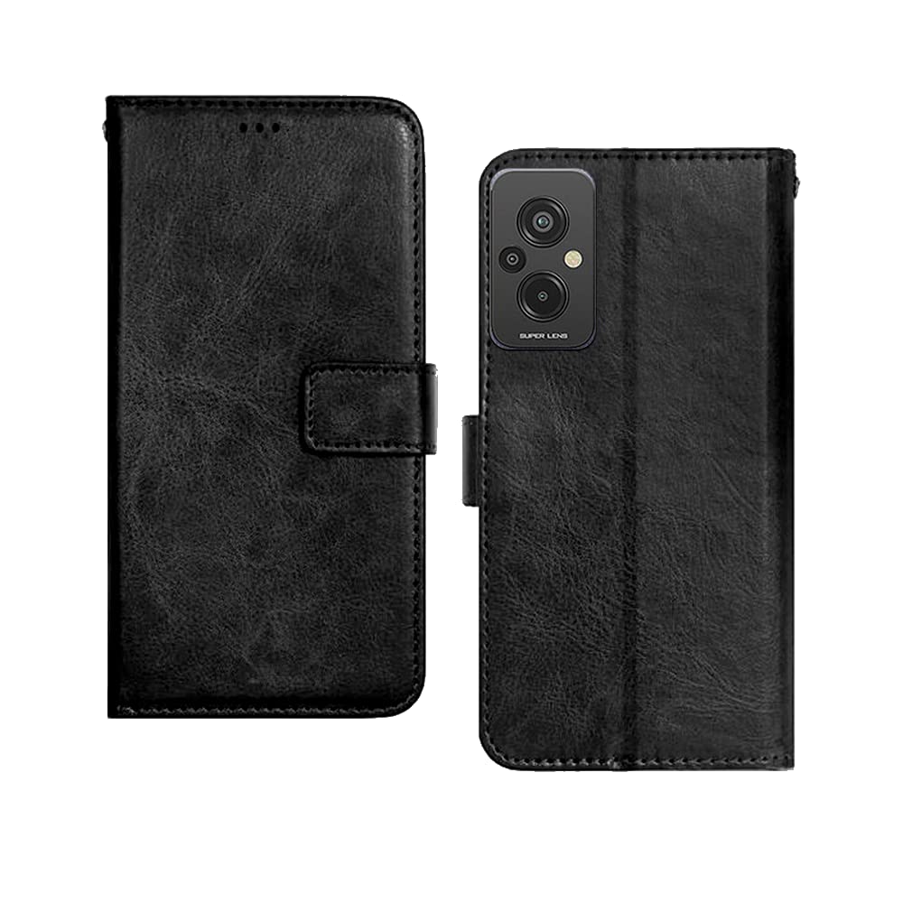 Pinaaki Enterprises Redmi 11 Prime 4G Flip Case | Premium Leather Finish Flip Cover | with Card Pockets | Wallet Stand |Complete Protection Flip Cover for Redmi 11 Prime 4G - Black (B0BGF37F29) Amazon Price History, Amazon Price Tracker