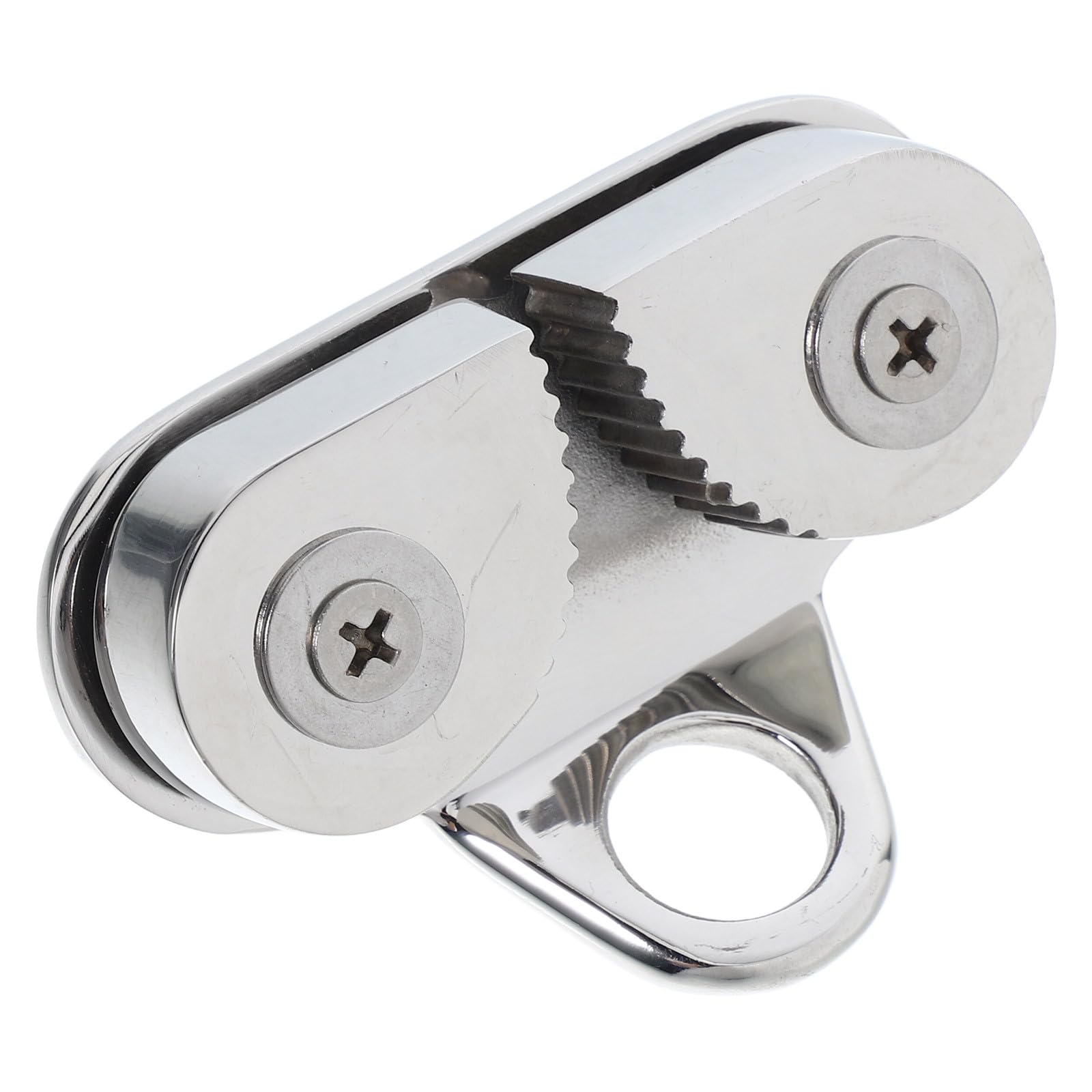 Strozzascotte Automatico in Acciaio Inox 316 con Camme e Anello Guida Strozzascotte per Barche a Vela e Kayak Resistente alla Corrosione per Cordini Fino a 15 MM Rilascio