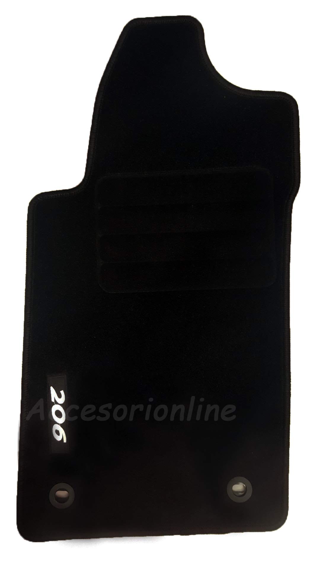 Tappetini auto SOLO ANTERIORI 2pz per Peugeot 206 1998