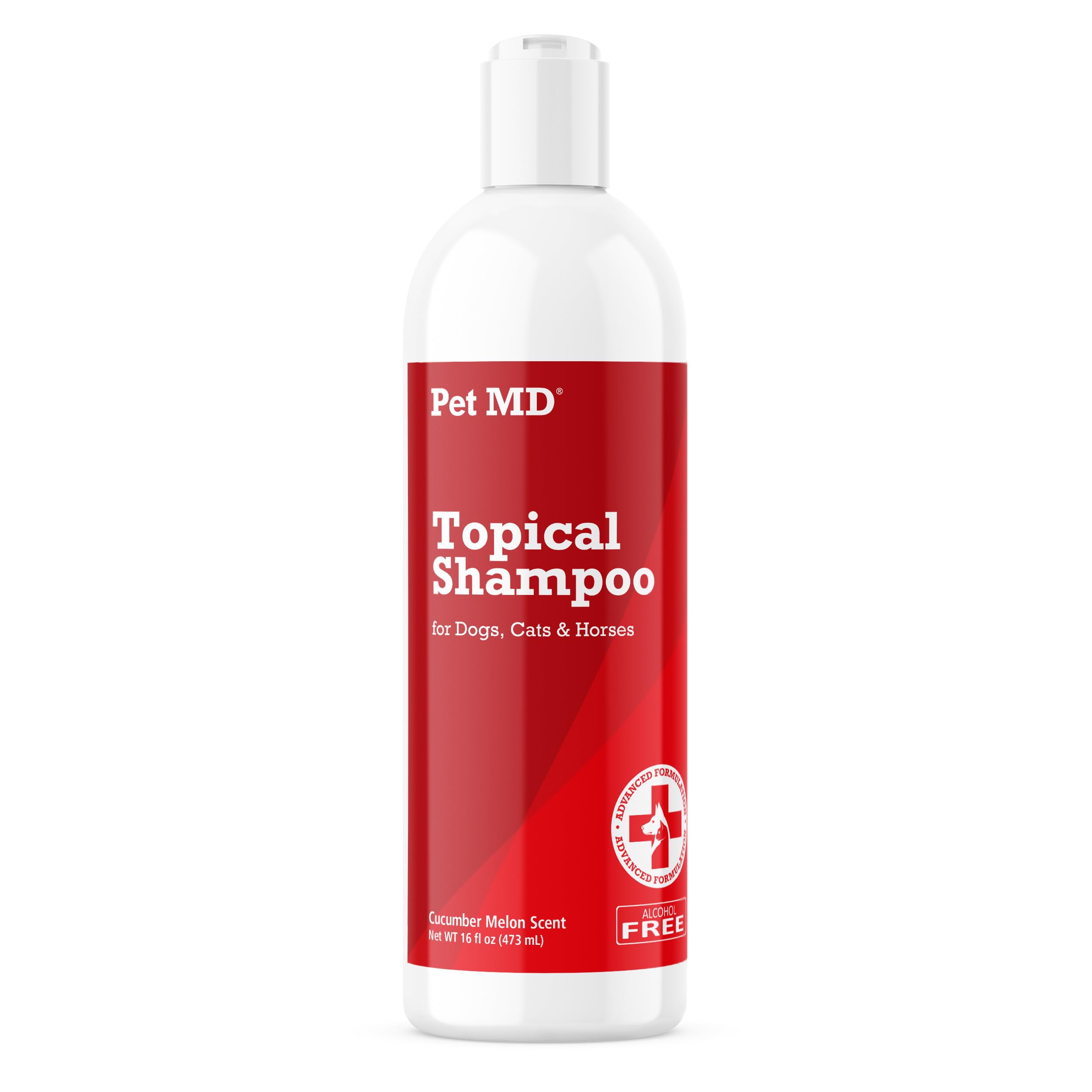 Pet MD Topical Shampoo for Dogs, Cats and Horses - Soap and Paraben Free - 16oz