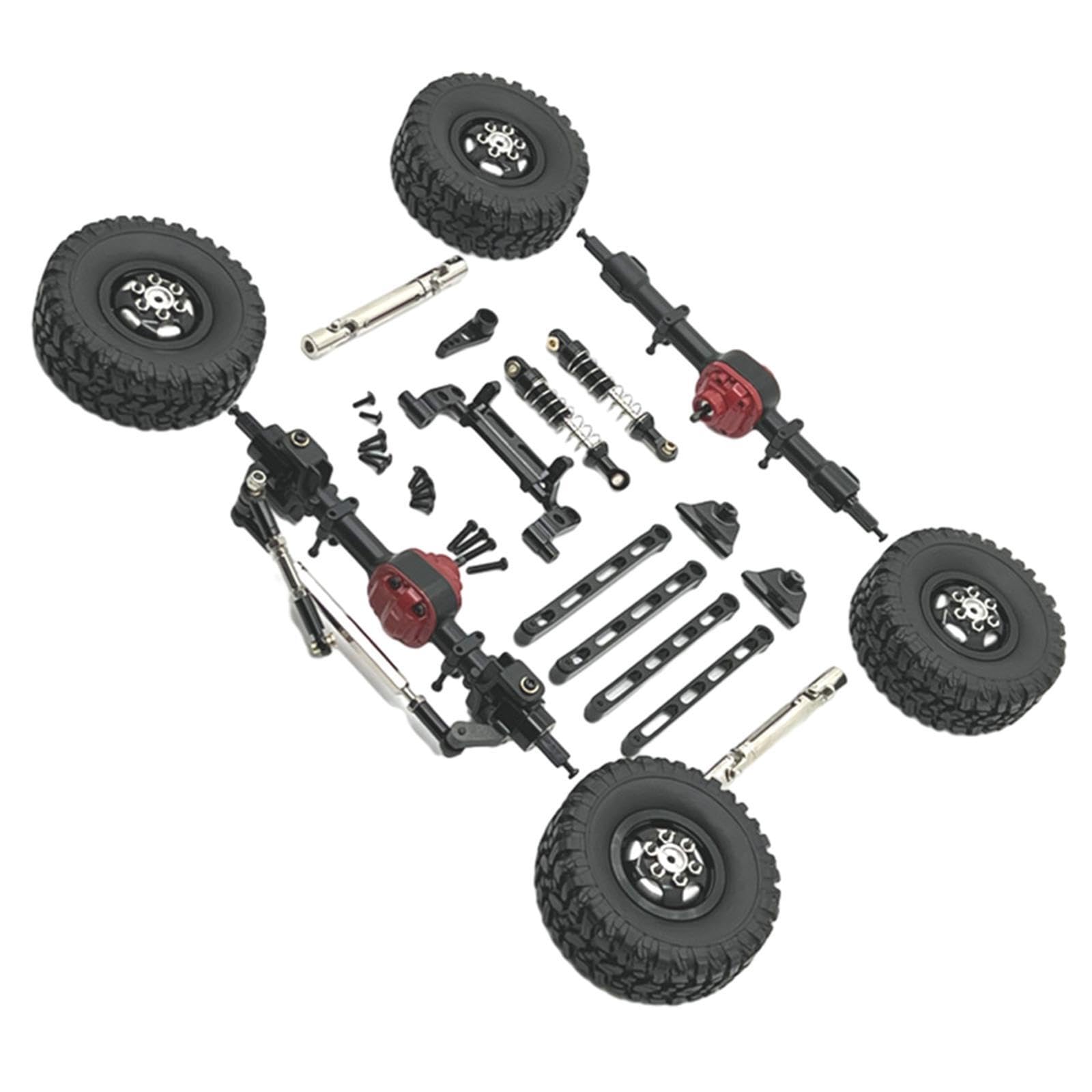 Il set di parti in metallo e alluminio Pillars 1/12 migliora le prestazioni dei kit di accessori di ricambio modificati in lega per auto RC. Set di