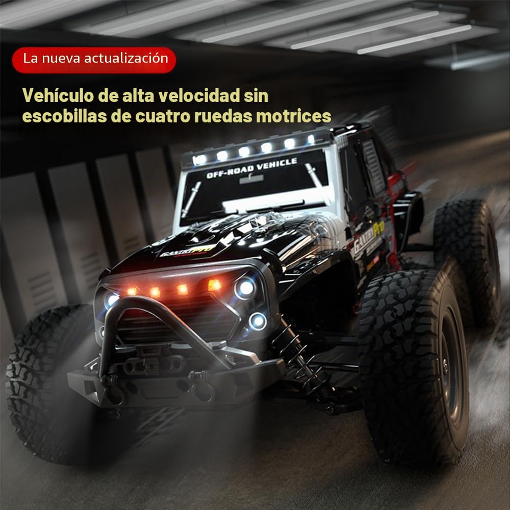 Coche teledirigido para adultos, 1/16 sin escobillas, 70 km/h, coche de carreras de alta velocidad, 4WD Off Road Race Buggy