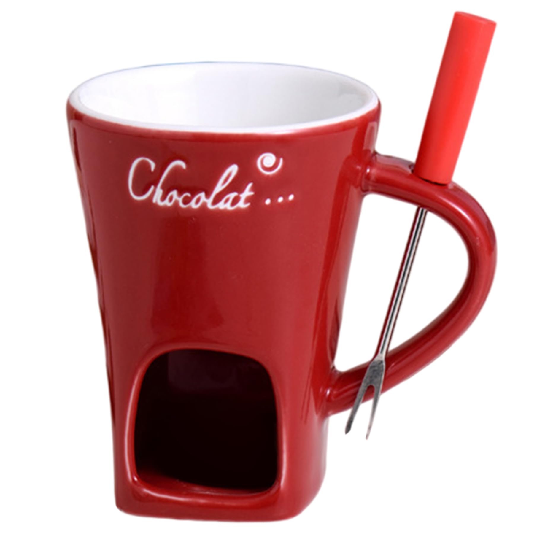 Tasse à fondue au chocolat en céramique durable résistante à la chaleur