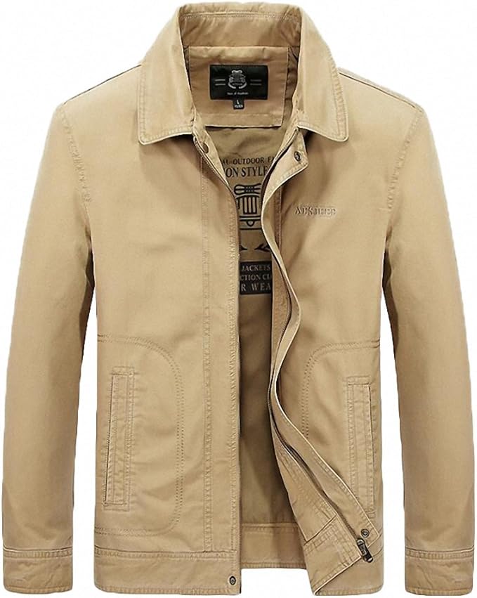 spring khaki jacket