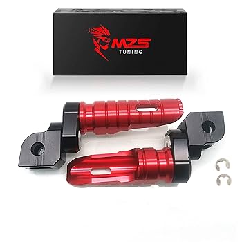 Amazon | MZS オートバイフットペグ ダブルアジャスタブル