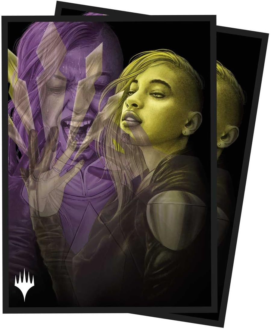 Ultra Pro - Magic: The Gathering - 100ct Sleeves - Alt Art Key Character Mythic 3 - Duskmourn, Purple