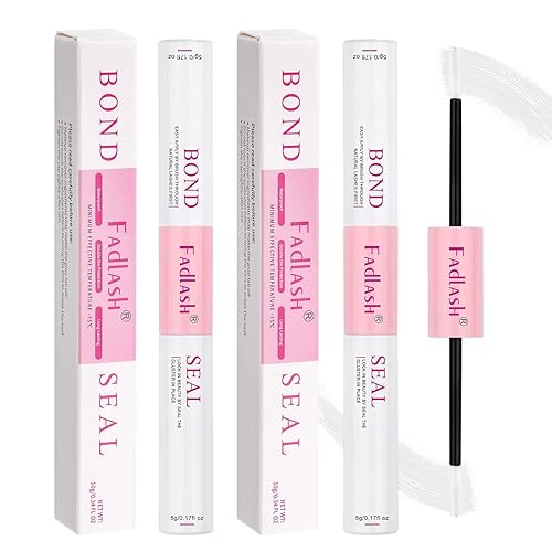 Miniatura 84 de FADLASH Pegamento para extensiones de pestañas, 0.5-1 segundo, seco/6-8 semanas de retención extra fuerte, pegamento para pestañas, impermeable