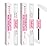 FADLASH Lash Bond and Seal Kit 2 Pcs Bond and Seal Lash Glue for Eyelash Clusters Waterproof Lash Clusters Glue Stong Hold Clear Long Lasting (10ml)