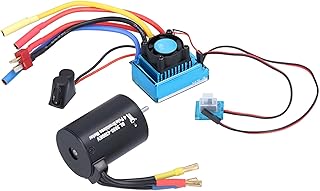 3650 4300kv 4p brushless motor+60a brushless esc set for 1/10 controle remoto carro substituição peça electricmotor