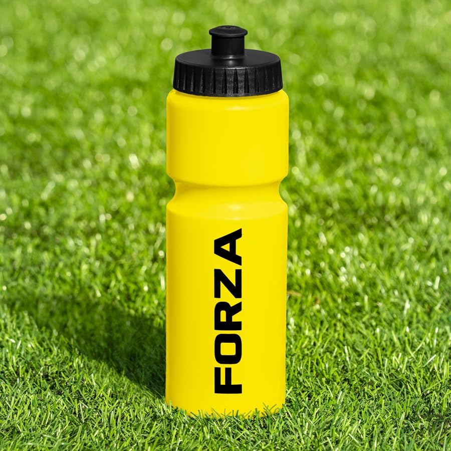 FORZA 750ml Sports Drink Water Bottles - BPA Free, Soft Squeeze Plastic - Packs Available (Pack of 96, Red)