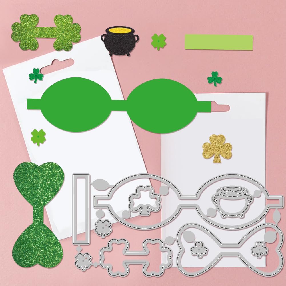 GLOBLELAND Matrices De Découpe 3D En Métal Pour La Saint-Patrick