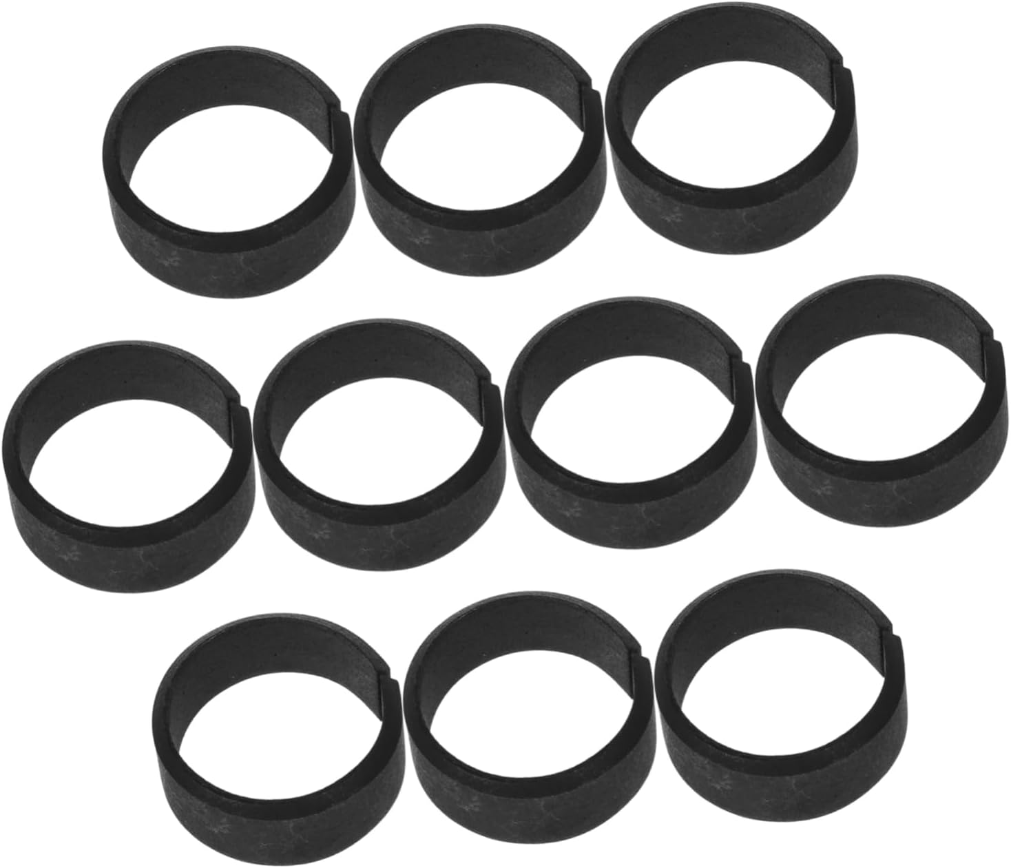 Cabilock 10Pcs Hub Centric Ring Set for Trucks and Buses Lightweight Wheel Lug Nut Positioning Ensures Accurate Tire Alignment and Enhanced Safety