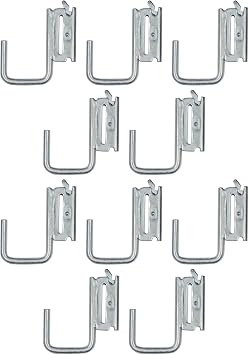 Snap-Loc Steel J-Hook Organizer, 10-Pack