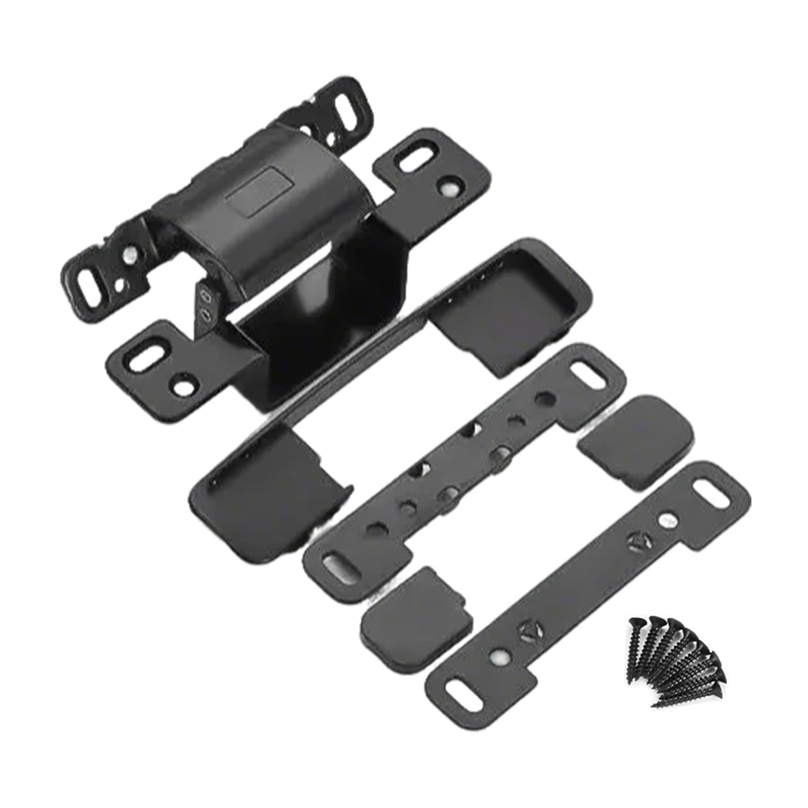 Tsophreniq Black Stainless Steel Secret Door Butt Hinge 125 Degree Swing Concealed Hinges Rustproof Seamless Door Hinge Enduring Stainless Steel Seamless