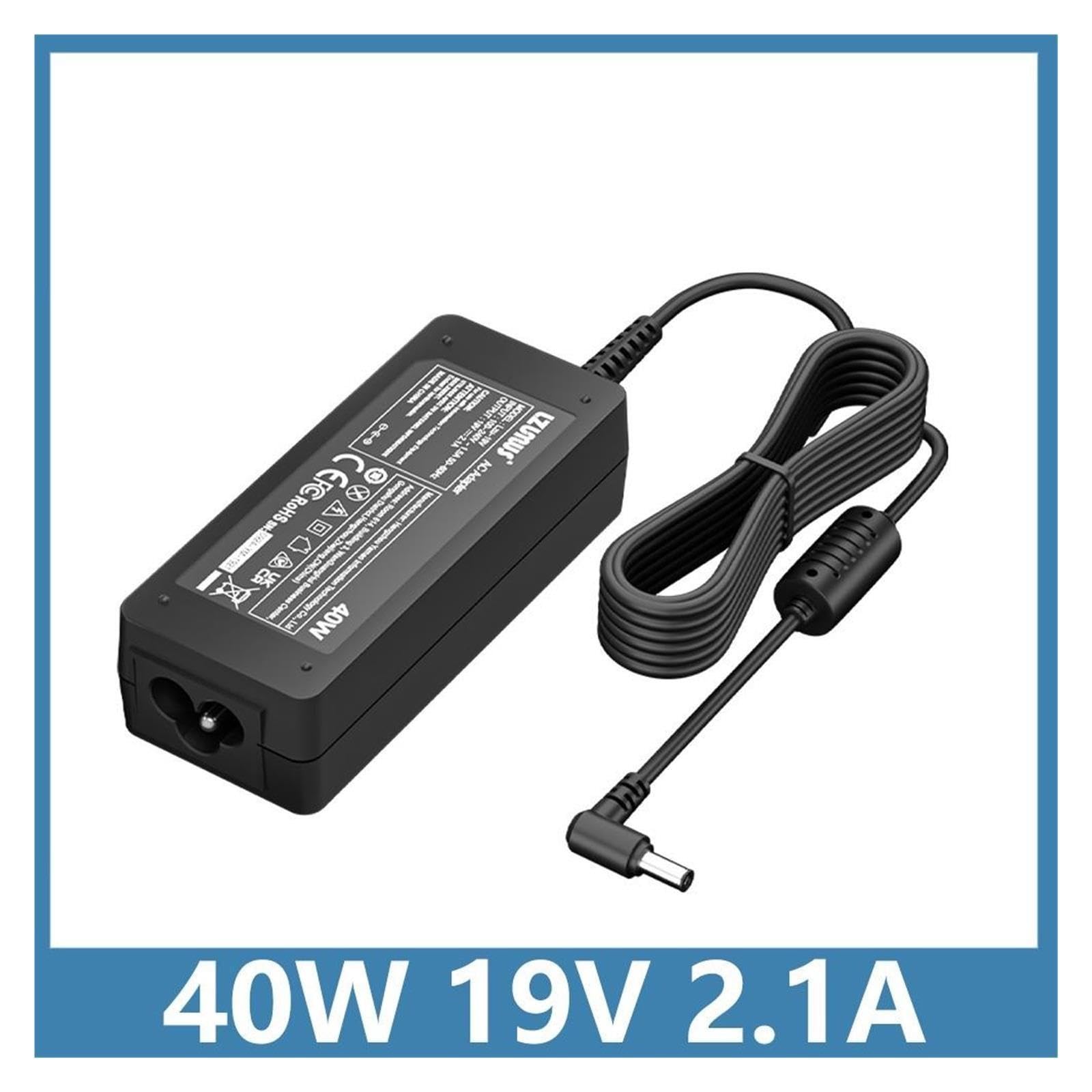 Adaptador,Compatible con LG 19V 2.1A 6.5 * 4.4MM Compatible para