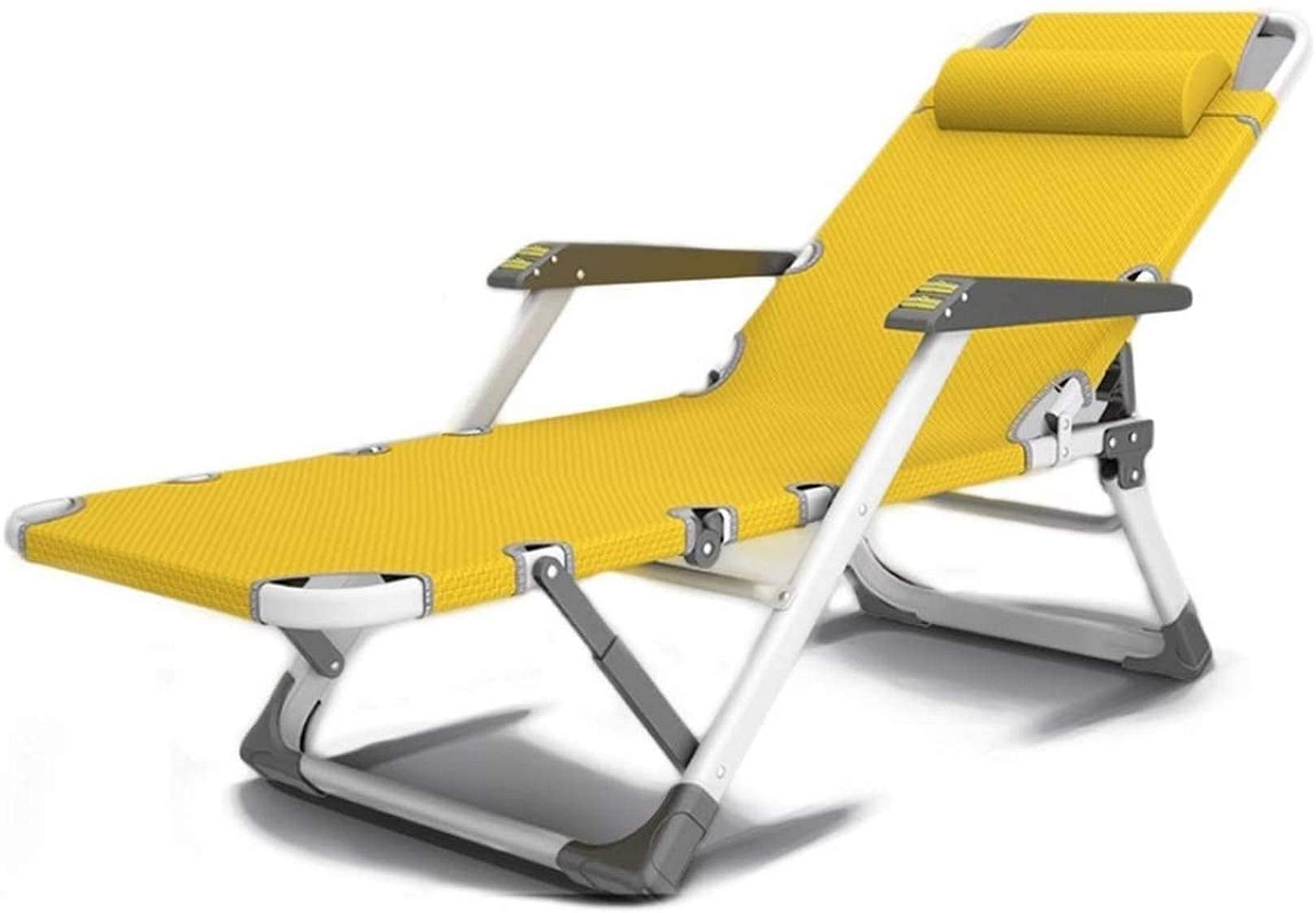 Chaises longues de camping G inclinables pour patio et terrasse robuste