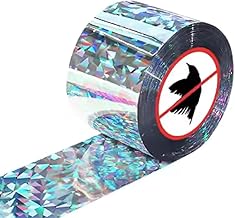 REGALUKOS 1 Roll Outdoor Scarecrow Tape 80 m x 4.8 cm | Bird Repellent Tape | Anti Pigeon Outdoor