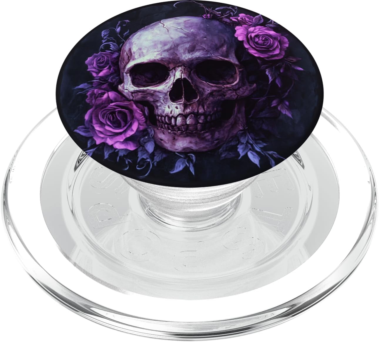 Gothic Skull Bones Gothic Skeleton Halloween PopSockets PopGrip for MagSafe