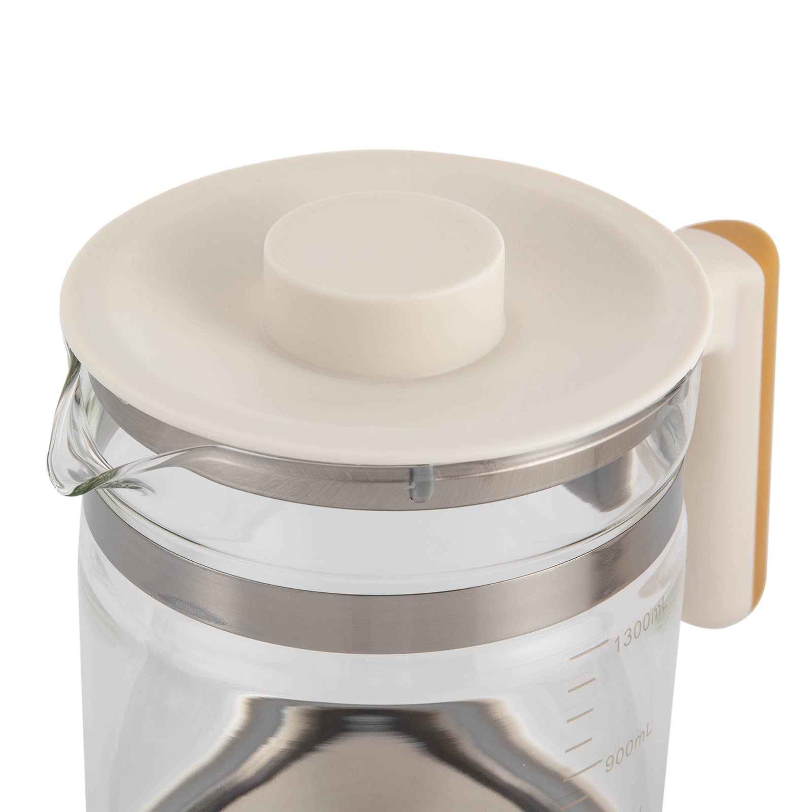 Hervidor de agua con ajuste de temperatura, calentador de biberones para bebé con indicadores digitales LED, 72 horas, mantiene caliente los alimentos del bebé, 600 W, 1,3 L para biberón, té,