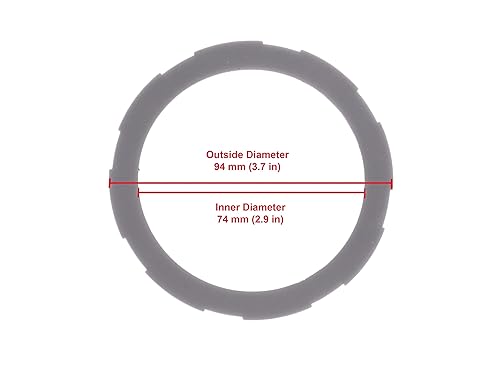 Miniatura 2 de Blendin Junta de junta tórica de sellado de goma de silicona de repuesto, compatible con licuadoras Oster Pro serie 1200, reemplaza la pieza #