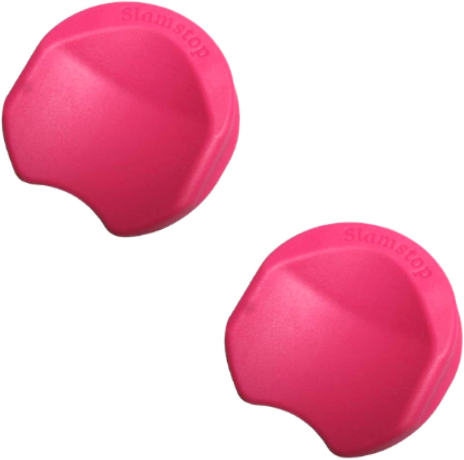 SlamStop Door Stopper Stops Slamming Doors by Wedging Door Open (3 Pack, Beige)