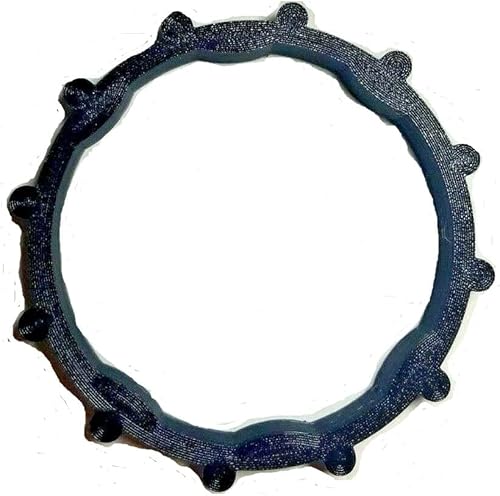 Compatible with Thrustmaster steering wheel base quick change/release locking ring - Black color