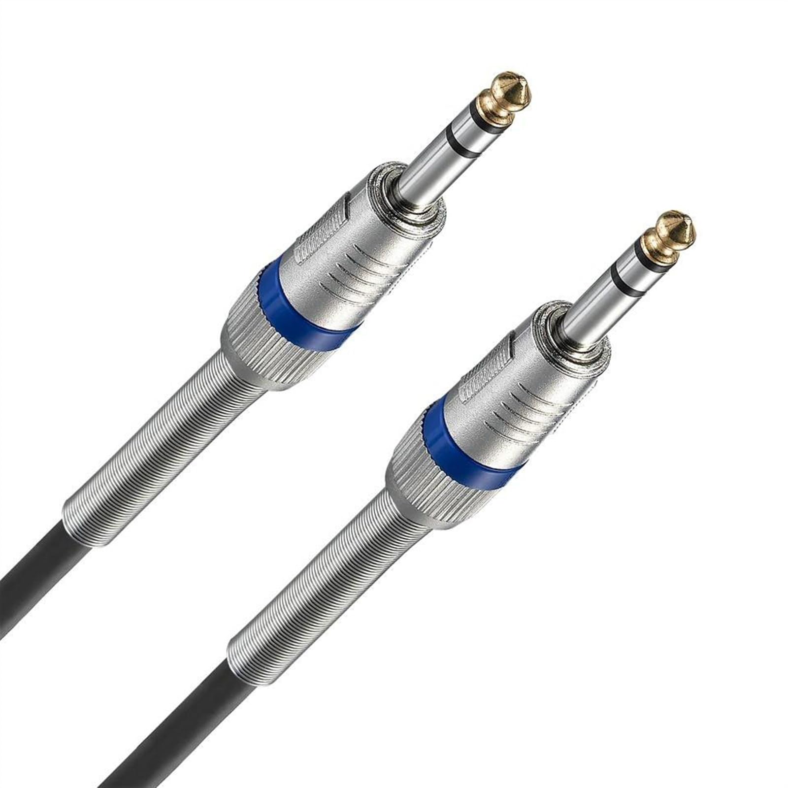 Przewód połączeniowy audio Stereofoniczny kabel audio 6,5 mm zwinięty z męskiego na męskie do wzmacniacza miksującego gitarę elektryczną 1,8-10 m(10m)
