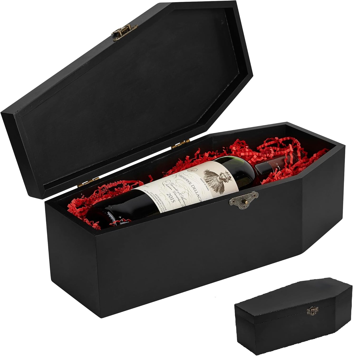 Amazon.com: Gothvanity Gothic Coffin Wine Gift Box - Vintage