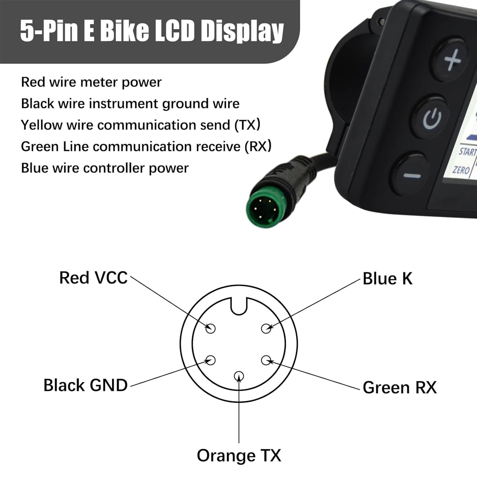 Amazon.com : S866 Electric Bicycle LCD Display Meter, 24V 36V 48V Ebike LCD  Display Control Panel Wireless Bicycle Speedometer Odometer for Electric  Scooter Electric Bike Modification for 22.2mm Handlebars : Sports &