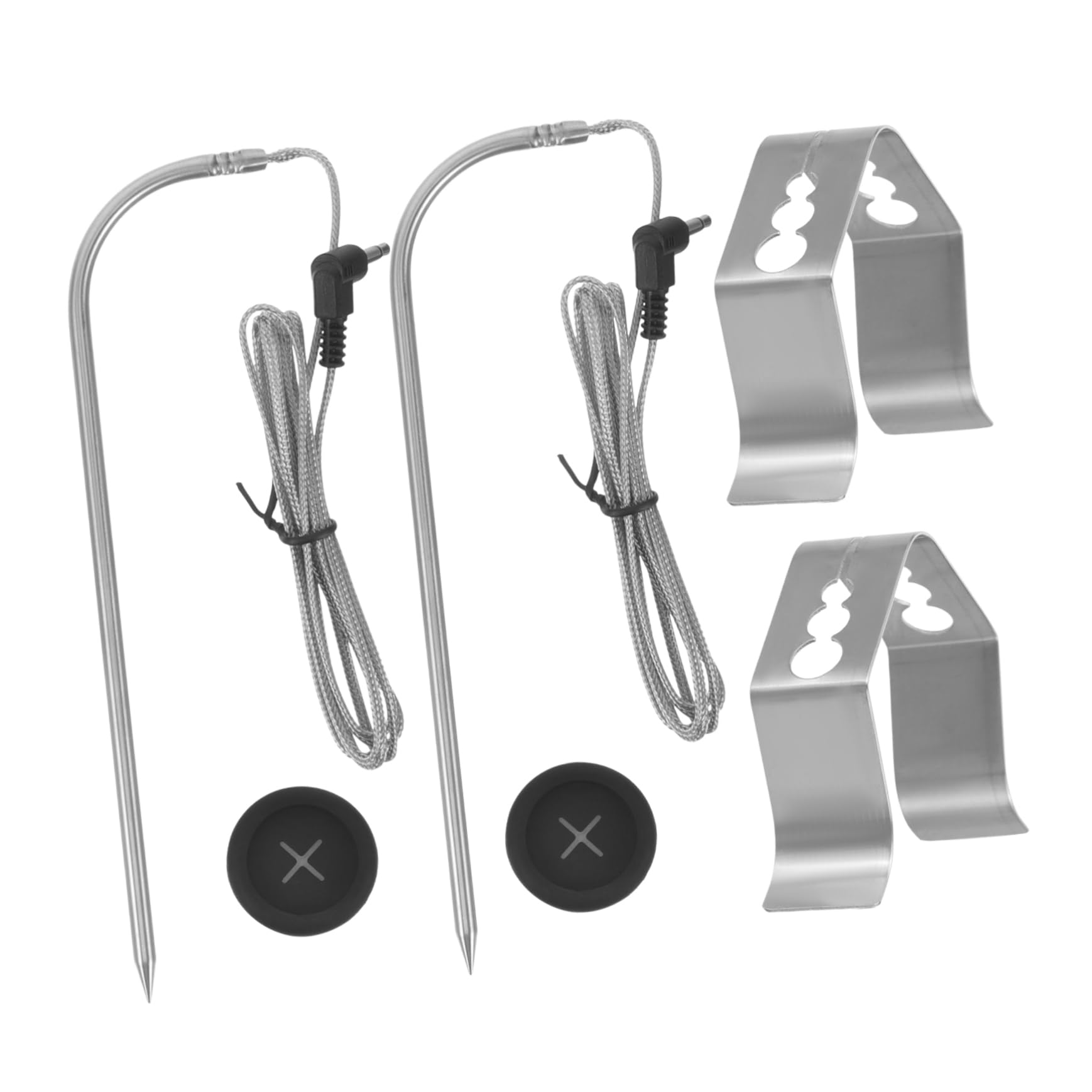 UKCOCO 3 Set Termometro per Carne con Misuratore Temperatura Alimentare per Precisione per Bbq