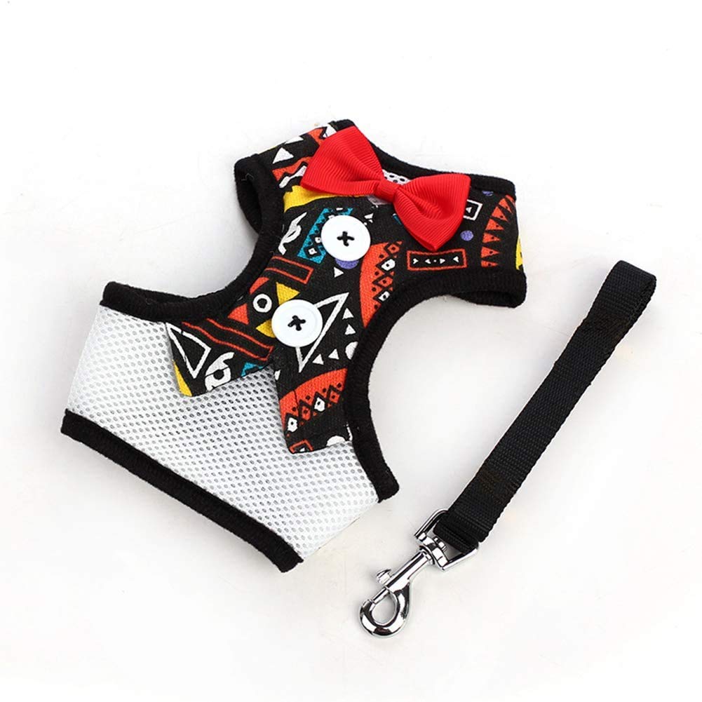 Pets Empire Soft Mesh Bowtie Gentleman Suit Tuxedo Dog Harness Vest Padded for Small Cat Puppy Pet with Leash Handle Black Grid Size : XS (Design-3) (B08X2TNWXX) Amazon Price History, Amazon Price Tracker