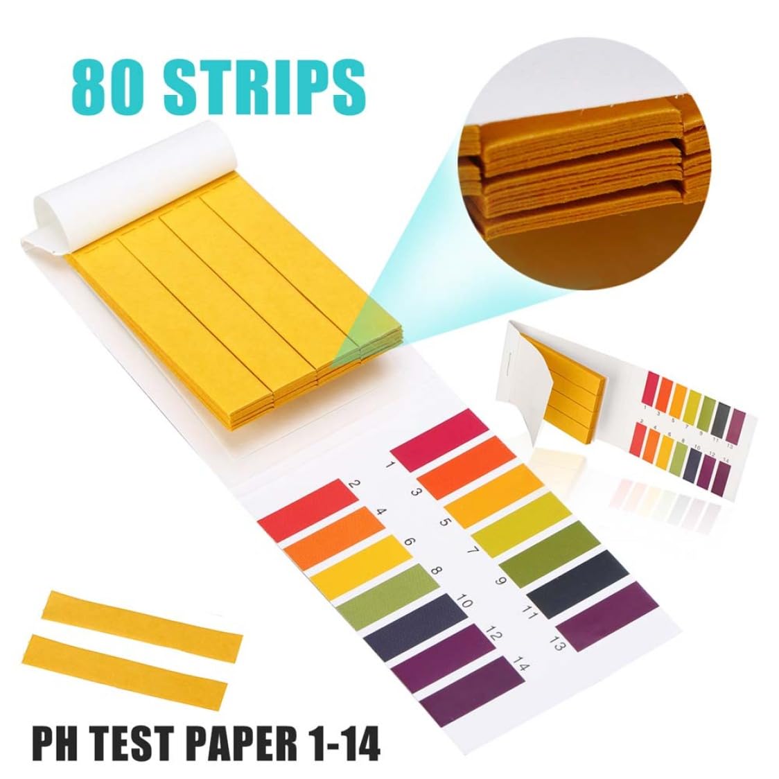 1 Pack Ph Test Paper PH Strip, 240 PH Value Test Strips, Measuring