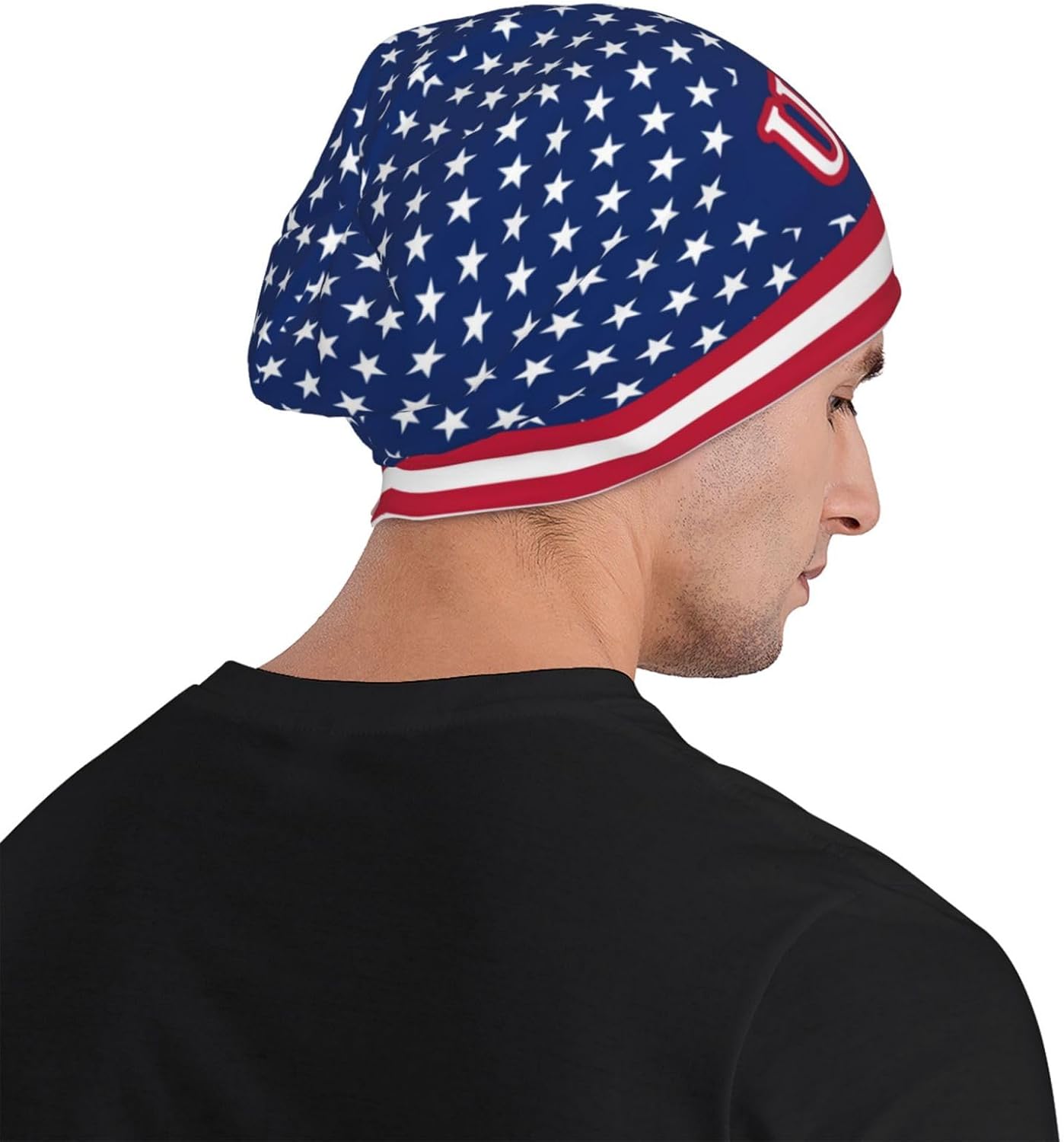 Beanie Hat for Men Women Slouchy Beanie Skull Sleep Cap Soft Lightweight Chemo Hat Stretch Cancer Headwear - Image 5