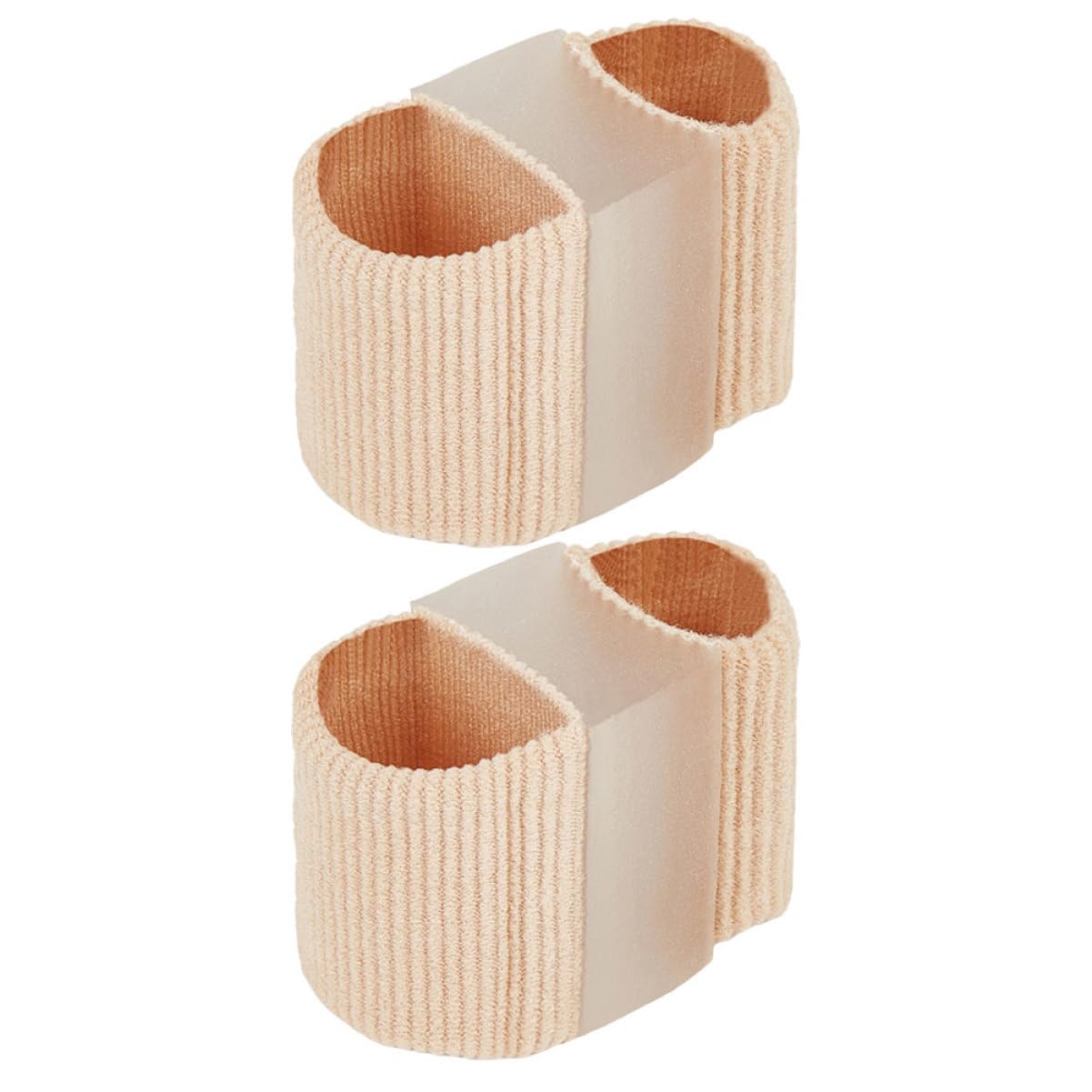 CLISPEED 2Pcs Breathable Toe Separator for Foot Care Soft Gel Toe Straightener for Bunion Relief Comfortable and Durable for Men and Women