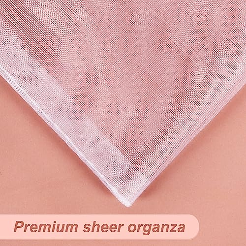 Image of HRX Package 100pcs White Organza Bags, 4x6 inch Mesh Bags Drawstring Gift Bags Jewelry Pouches for Candy Wedding Favors Christmas