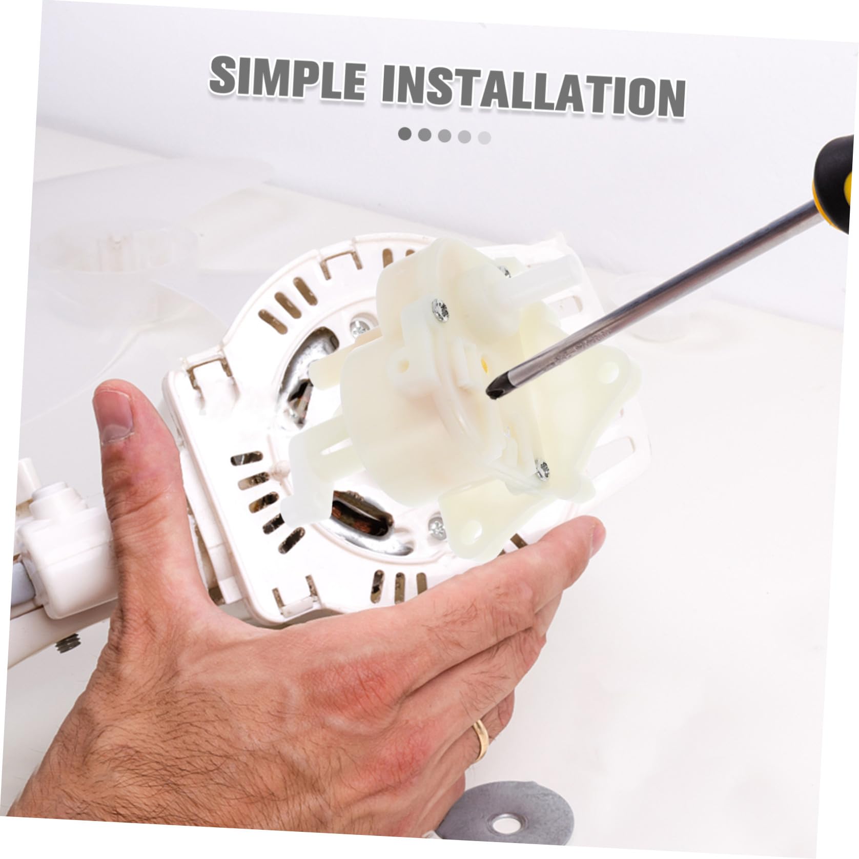 VICASKY Ingranaggio di Ricambio Design Multifunzionale per Ventilatore Elettrico Bianco e Oscillazione Stabile per Ventilatore da Tavolo a Piantana