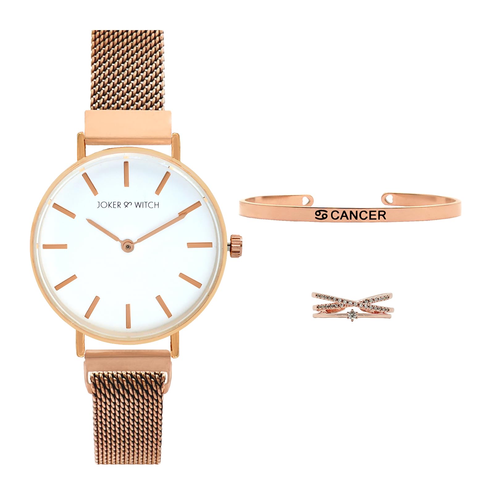 Joker & Witch Love Potion Cancer Love Triangle Womens Watch Gift Sets (B0CC4VS3VC) Amazon Price History, Amazon Price Tracker
